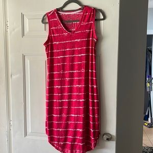 Woman’s casual sleep wear , very comfortable cotton can also wear as a dress